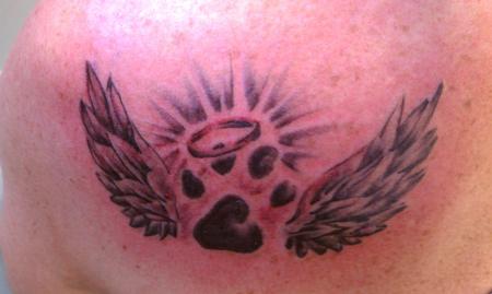 Tattoos - paw print - 89709